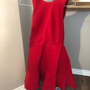 SUPER CUTE open back red dress from Zara